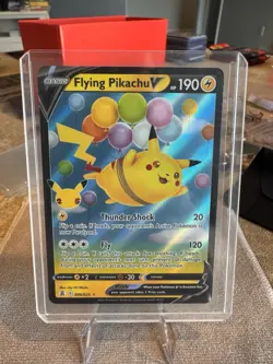 Pokemon TCG Flying Pikachu v Celebrations Holo Ultra Rare Lightning Card 006/025 - Image 1