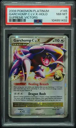 Garchomp C LV.X #145 PSA 8 Supreme Victors Pokemon Card - Image 1