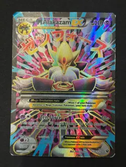 M Alakazam EX (Full Art) 118/124 Ultra Rare XY - Fates Collide Pokemon Card - Image 3