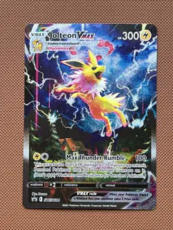 Jolteon VMAX SWSH184 Sword & Shield Promo Card Holo Full Alternate Art NM - Image 1