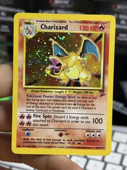 Charizard 4/130 Base Set 2 Holo Rare WOTC Pokemon Card TCG - Image 3