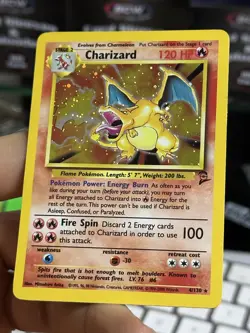 Charizard 4/130 Base Set 2 Holo Rare WOTC Pokemon Card TCG - Image 4