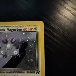 Pokemon Dark Magneton TCG Holo Rare Card 11/82 Unlimited LP/MP - Image 5