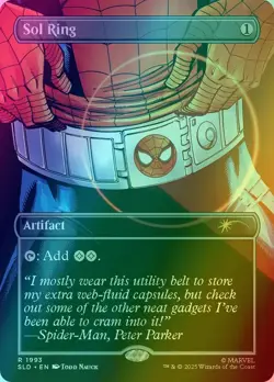 Sol Ring Spider-Man Heroic Deeds Secret Lair Foil MTG NM - Image 1