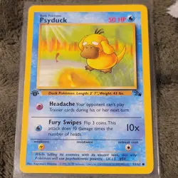 Pokemon Psyduck #53/62 Fossil 1st Edition Moderately Played Card *FREE SHIPPING* - Image 1