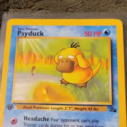 Pokemon Psyduck #53/62 Fossil 1st Edition Moderately Played Card *FREE SHIPPING* - Image 2