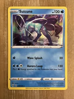 Suicune - 037/189 - Holo Rare Darkness Ablaze Set TCG - Pokemon Card - NM - Image 1