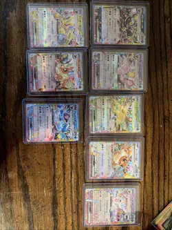 8 Cards: Eeveelutions Terastal Festival Ex Pokemon TCG JP NM Eevee Lot - Image 1
