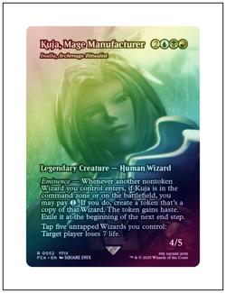 1x Kuja, Mage Manufacturer - Inalla, Archmage Ritualist, Foil Showcase MTG NM - Image 1