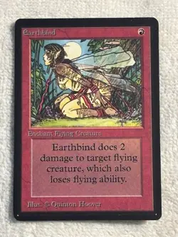 MTG 1993 Limited Edition Beta-Original condition- Earthbind-LP - Image 1
