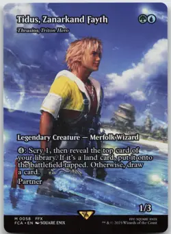 Tidus, Zanarkand Fayth - Thrasios, Triton Hero (Showcase) M FINAL FANTASY 58 NM - Image 1