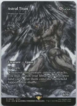 Astral Titan - Primeval Titan (Showcase) R FINAL FANTASY: Through the Ages 48 NM - Image 1