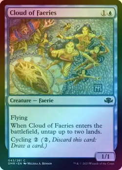 CLOUD OF FAERIES (FOIL) (DMR) Dominaria Remastered - MTG - NM - Image 1