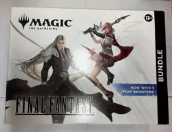 Magic The Gathering Final Fantasy Bundle 9 Booster Pack Bundle Box Set Sealed - Image 1
