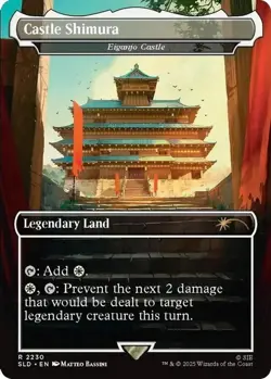 NM MTG CASTLE SHIMURA EIGANJO CASTLE SECRET LAIR X PLAYSTATION GHOST OF TSUSHIMA - Image 1