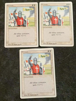 MTG Crusade Revised Edition Regular Rare x3 - Image 1