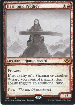 MTG: Modern Horizons 2: Showcase Harmonic Prodigy: Lightly Played Condition - Image 1
