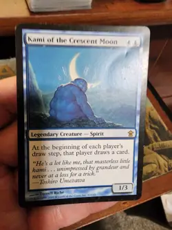 Saviors of Kamigawa MTG 1 Kami of the Crescent Moon Magic - Image 1