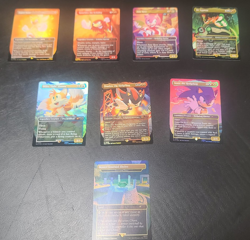 MTG Magic the Gathering Secret Lair x Sonic: Friends and Foes Foil Opened - Image 1