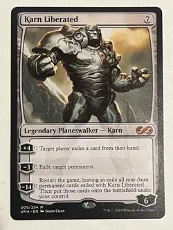 Karn Liberated NM Ultimate Masters MTG - Image 1