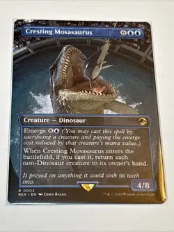Cresting Mosasaurus (Borderless) Universes Beyond: Jurassic Pikachu World... - Image 1