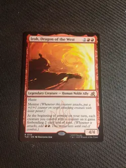 MTG - Iroh, Dragon of the West. Avatar: the Last Airbender Eternal. Red - Rare. - Image 1