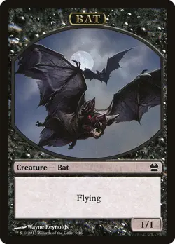 Bat Token 10x - Black - Reynolds Art - MMA Modern Masters MTG Magic NM - Image 1