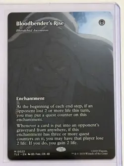 Avatar Bloodbender’s Rise Bloodchief Ascension Borderless Mythic Rare #0023 MTG - Image 1