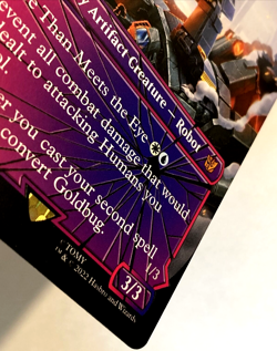 MTG Goldbug, Humanity's Ally *SHATTERED GLASS* Transformers 025 NM - Image 3