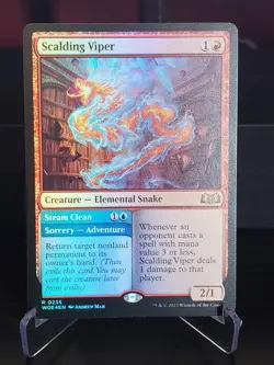 Scalding Viper - Wilds of Eldraine - Foil - NM - Image 1
