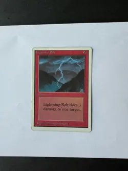 Magic the Gathering Lightning Bolt Unlimited Edition - Image 1