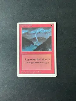 Magic the Gathering Lightning Bolt Unlimited Edition - Image 3
