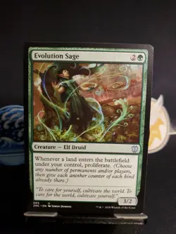Evolution Sage Commander: Zendikar Rising Regular ZNC 65 Elf Druid Creature - Image 1