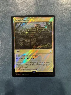1x Jungle Shrine, Surge Foil, Final Fantasy, Magic MTG NM - Image 1