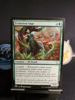 Evolution Sage Commander: Phyrexia: All Will Be One Regular ONC 108 Elf Druid - Image 1