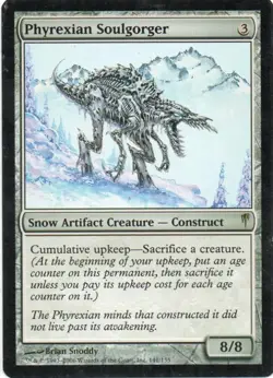 MTG: Coldsnap: Phyrexian Soulgorger: Lightly Played Condition - Image 1