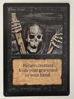 Magic the Gathering MTG Beta Raise Dead NM (Beta Bob) - Image 1