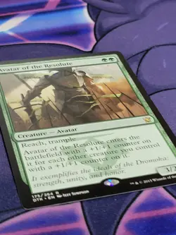 C4473 MAGIC MTG DRAGONS OF TARKIR AVATAR OF THE RESOLUTE #175 LP RARE - Image 2