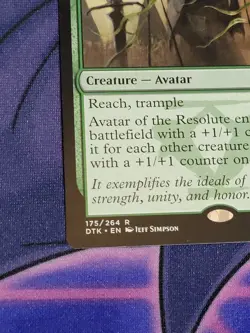 C4473 MAGIC MTG DRAGONS OF TARKIR AVATAR OF THE RESOLUTE #175 LP RARE - Image 4