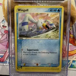CGC PRISTINE 10 Wingull 84/100 Ex Sandstorm Pokemon 2003 Card - Image 3