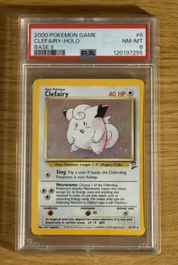 2000 Pokemon Game Base II Venusaur Gyarados Clefairy 6 7 8 11 14 17 19 18 PSA - Image 2
