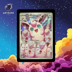 Carte Pokemon Grodoudou AR 105/094 ME02 Flammes Fantasmagoriques FR Neuve - Image 1