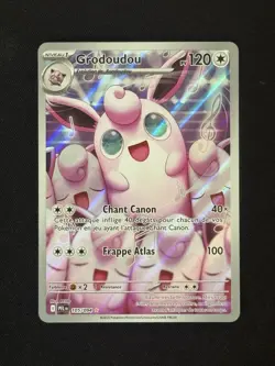Carte Pokemon Grodoudou AR 105/094 ME02 Flammes Fantasmagoriques FR Neuve - Image 2