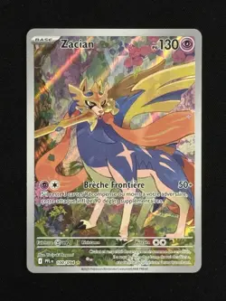 Carte Pokemon Zacian 100/094 ME02 Flammes Fantasmagoriques Fr Neuve - Image 2