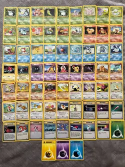 Base Set 2 Pokemon Non Holo Rare Lot (66) Bulk Vintage WOTC No Duplicates Unique - Image 1