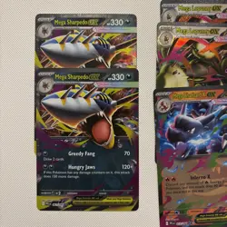 Phantasmal Flames Pokemon TCG ex LOT OF 8 Empoleon Mega Charizard ex Sharpedo - Image 2
