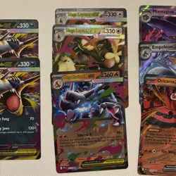 Phantasmal Flames Pokemon TCG ex LOT OF 8 Empoleon Mega Charizard ex Sharpedo - Image 3
