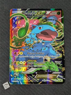 Venusaur EX XY123 - Black Star Promo Full Art Pokemon TCG HP - Image 1