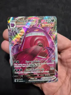 Pokemon TCG Gengar VMAX 157/264 Swsh08: Fusion Strike Holo PERFECT CONDITION - Image 2