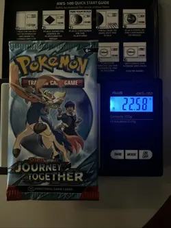 Heavy 22.58g Pokemon Sealed Journey Together Booster Pack - Image 1